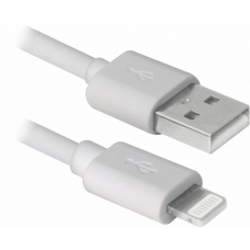 Дата кабель USB 2.0 AM to Lightning 1.0m MFI TPE White REAL-EL (EL123500055)