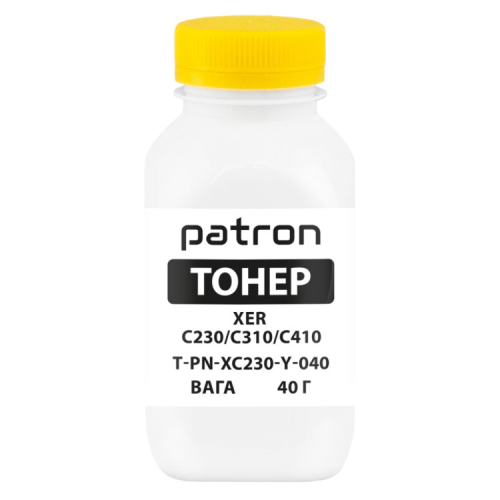 Тонер XER C230/C310/C410, 40 г, Yellow Patron (PN-XC230-Y-040)