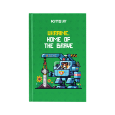 Книга записна Kite UA А6, 80 аркушів, клітинка (K24-199-4)