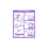Зарядний пристрій Ugreen CD361 Robot tech Fast Charger 3xUSB 2xUSB-C + USB-A PD65W GaN Purple (35291)