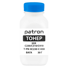 Тонер XER C230/C310/C410, 30 г, Cyan Patron (PN-XC230-C-030)