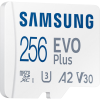 Карта памяти Samsung 256GB microSD class 10 UHS-I U3 V30 A2 EVO Plus (MB-MC256SA/EU)