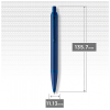 Ручка кулькова Parker IM 17 Professionals UKRAINE Monochrome Blue BP Трезубец (28132_T001y)