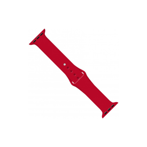 Ремешок для смарт-часов Intaleo Silicone для Apple Watch 38/40 mm red (1283126494321)