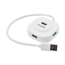 Концентратор VEGGIEG USB 3.0 to 4xUSB 0.3m white (V-U3403)