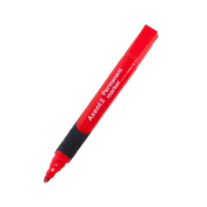 Маркер Axent Permanent Comfort Grip 2542-A, 2 мм круглий червоний (2542-06-A)