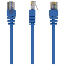 Патч-корд 0.5м, UTP, cat.5e, CCA, blue Cablexpert (PP12-0.5M/B)