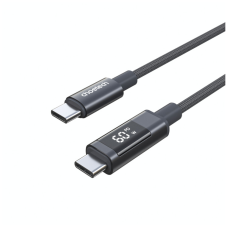 Дата кабель USB-C to USB-C 1.2m PD60W digital display nylon gray Choetech (XCC-1068-GY)