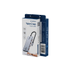 Концентратор Gembird USB-C 4-in-1 4xUSB 3.2 silver (UHB-CM-U310-A4-01)