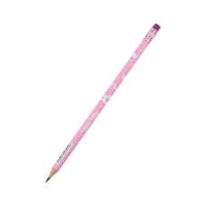 Карандаш графитный Kite Hello Kitty круглый, с резинкой, НВ (HK25-056)