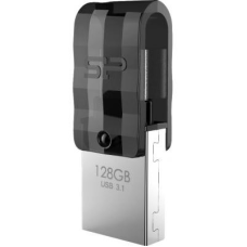 USB флеш накопитель Silicon Power 128GB C31 Silver USB 3.1/Type C (SP128GBUC3C31V1K)