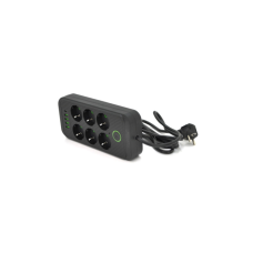 Мережевий фільтр живлення Voltronic F06U, 6 роз EU, 4USB Black (F06U-Black)