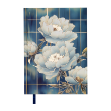 Тижневик Buromax недатований PEONY, A5, блакитний 336 сторінок (BM.20170-14)