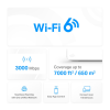 Точка доступу Wi-Fi Mercusys HALO-H80X-3-PACK