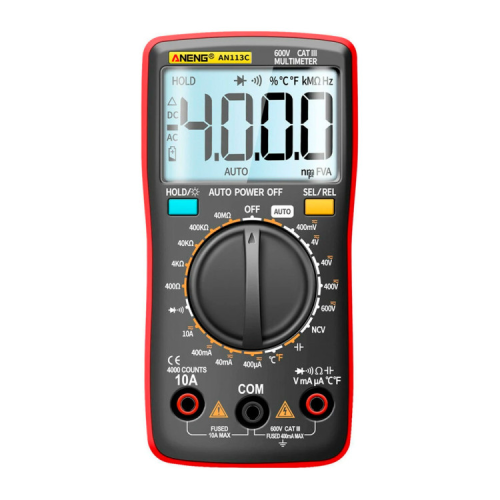 Цифровой мультиметр ANENG AN113C, V, A, R, T, C (AN113C)