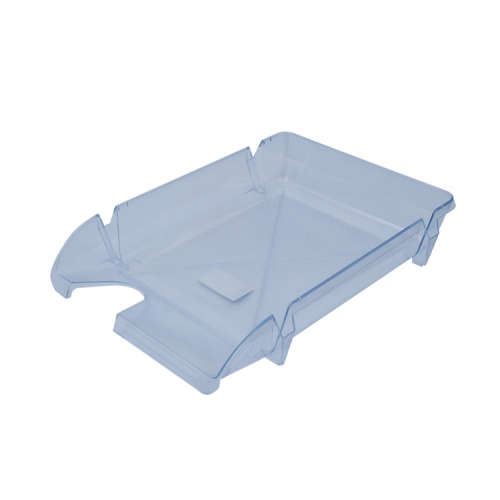 Лоток для паперів Арника горизонтальний КОМПАКТ, прозорий (80602)