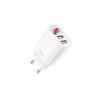 Зарядний пристрій XO L95 (2USB/2.4A) + USB - Lightning White (XO-L95-L)