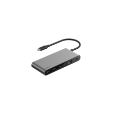 Концентратор Belkin USB-C 8-in-1 2xUSB 3.2 + 2xUSB-C PD100W + HDMI 2.0 4K60Hz + RJ45 2.5Gbps + SD/microSD (INC024HQSGY)