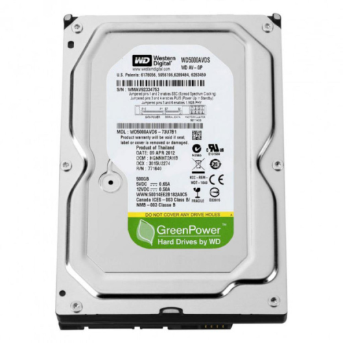 Жесткий диск 3.5"  500Gb WD (# WD5000AVDS #)