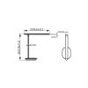 Настольная лампа Philips LED Reading Desk lamp Ivory біла (929003194707)
