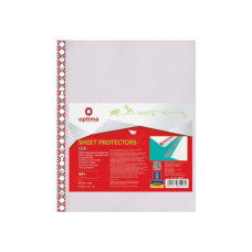 Файл Optima А4+ 40 мкм глянцевых с цветным орнаментом, 20 штук (O35107)