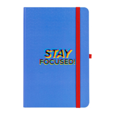 Книга записна Optima Stay Focused А5 128 аркушів лінія фіолетовий (O20812-38)