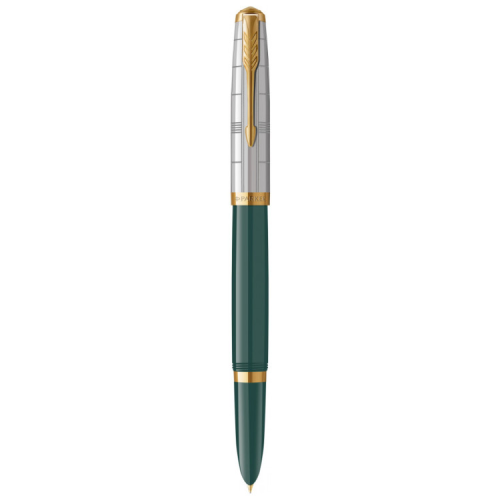Ручка пір'яна Parker PARKER 51 Premium Forest Green GT  FP F (56 311)
