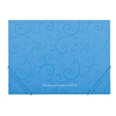 Папка на резинках Buromax А4, BAROCCO, sky-blue (BM.3914-14)