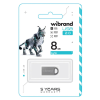 USB флеш накопитель Wibrand 8GB lynx Silver USB 2.0 (WI2.0/LY8M2S)