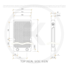 Радиатор охлаждения Ekwb EK-CoolStream SE 240 (Classic) (3831109817322)