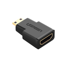 Перехідник Mini HDMI M to HDMI F black Ugreen (20101)