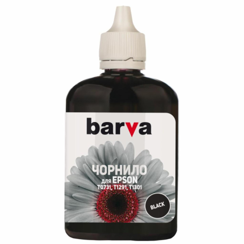 Чернила Barva Epson T1301/T1291/T1281/T1031/T0731 Black 90 г pigm. (E130-527)