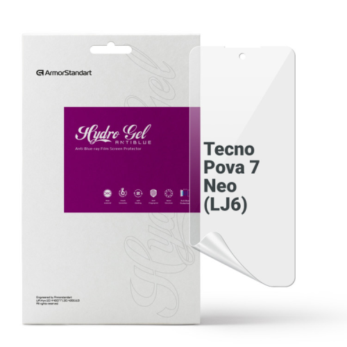 Плівка захисна Armorstandart hydrogel Anti-Blue Tecno Pova 7 Neo (LJ6) (ARM87323)