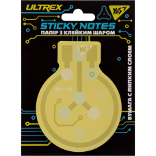 Папір для нотаток Yes з клейким шаром фігурна Ultrex, 40 аркушів (170270)
