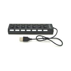 Концентратор Voltronic USB 2.0 to 7xUSB with switches black (YT-H7SHS-B)