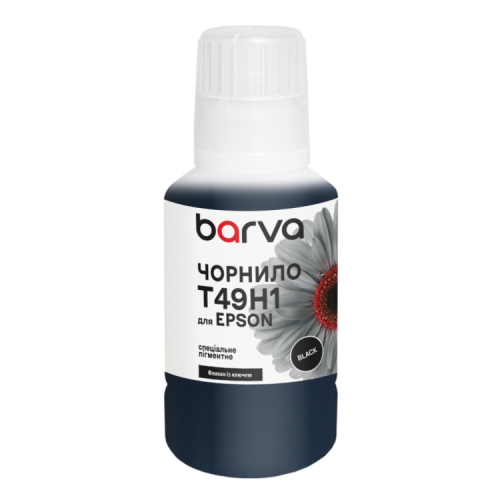 Чорнило Barva Epson T49H1 140 мл, special black, pigmented OneKey (ET49H-932e)