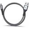 Дата кабель USB 2.0 AM to Micro 5P 1.0m Flex Gray Pixus (4897058531145)