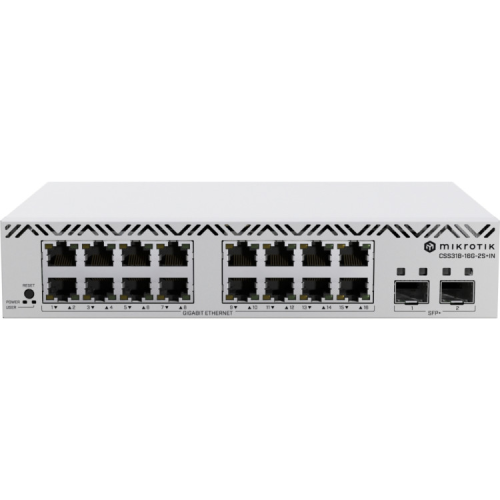 Коммутатор сетевой Mikrotik CSS318-16G-2S+IN