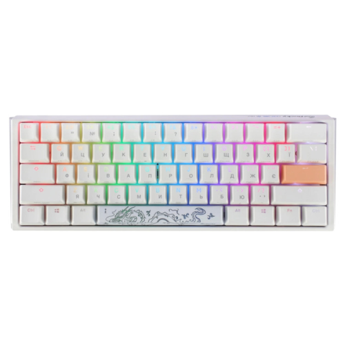 Клавиатура Ducky One 3 Mini Cherry MX Silent Red RGB UA USB White (DKON2161ST-SUAPXPWWWSC1)
