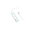 Мережевий фільтр живлення HOCO AC13A 5 роз, 3 USB, USB-C, 17W, 1,5м, White (AC13A/W)
