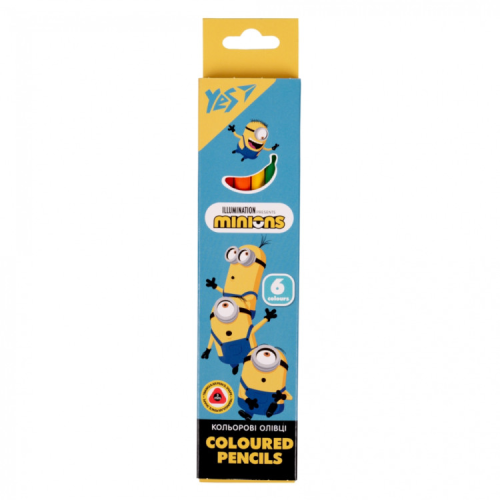 Олівці кольорові Yes Minions 6 кол (290711)