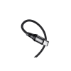 Дата кабель USB-C to USB-C 2.0m 100W silicone X50 Exquisito black HOCO (6931474734402)