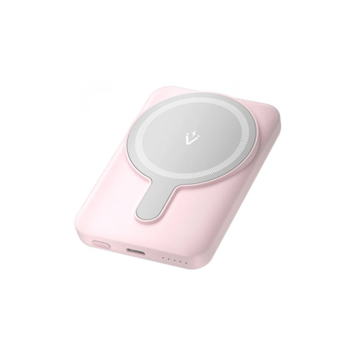 Батарея универсальная VENTION Magnetic Wireless 5000mAh 20W PD, USB-C, QI-15W Pink (FHSP0)