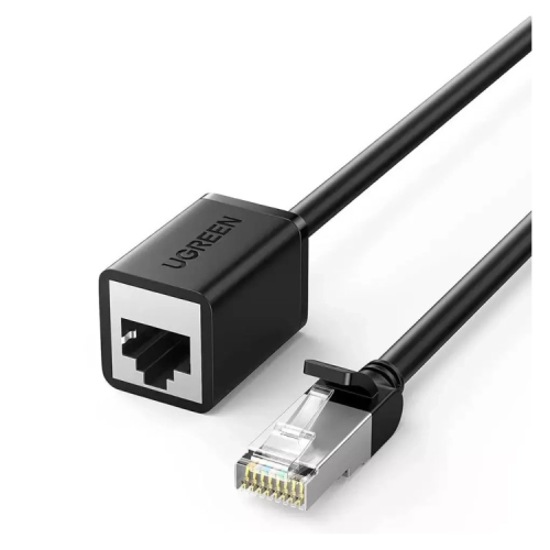 Патч-корд 0.5м F/UTP cat 6 RJ-45 extension black Ugreen (U_11278)