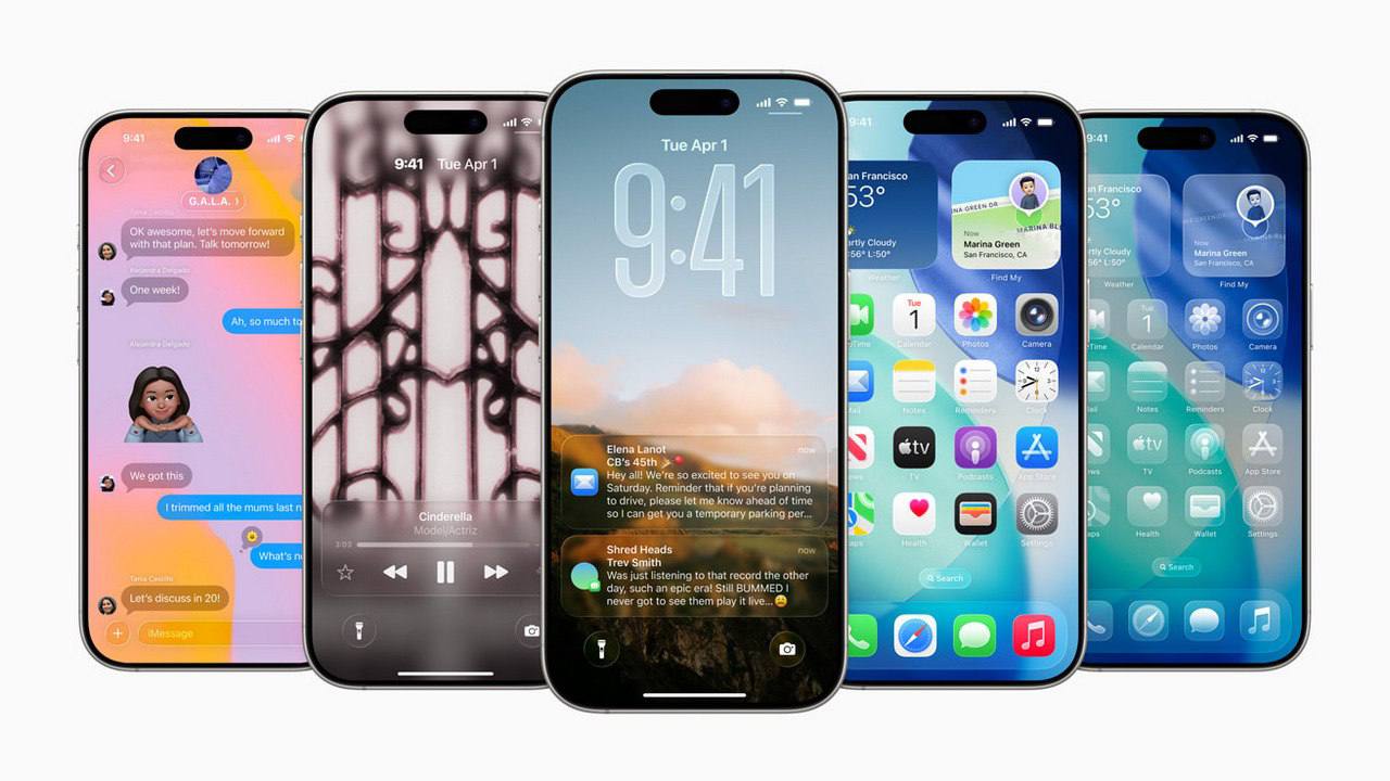 Apple представила iOS 26 с революционным «Liquid Glass».